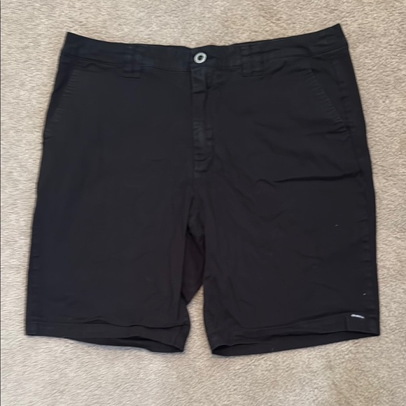 O'Neill Black Flat Front Shorts Casual Style - Picture 1 of 5